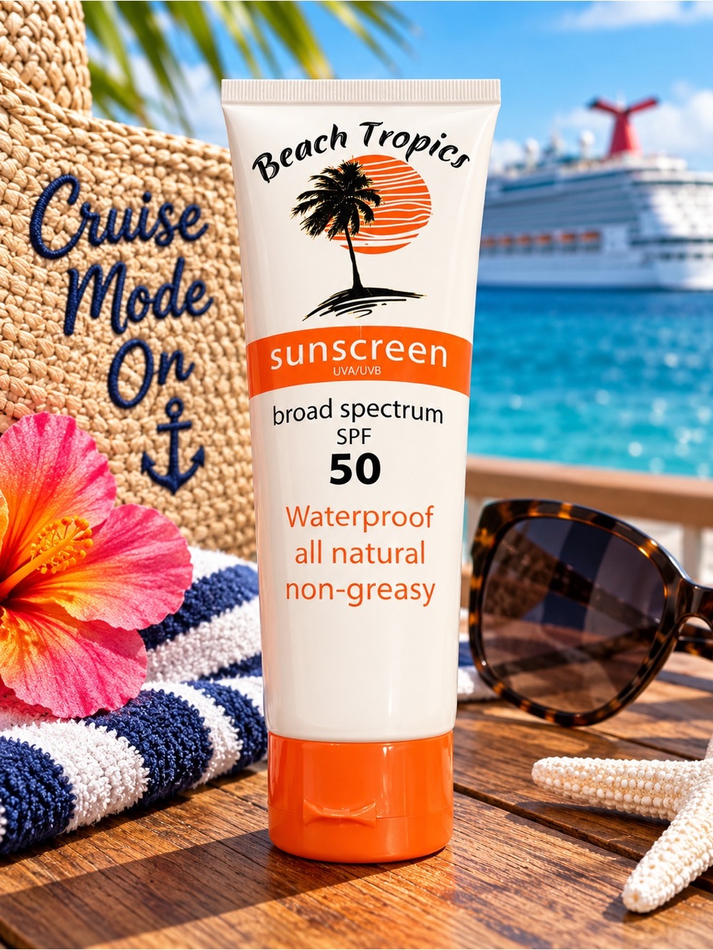 Flask SPF 50 Waterproof Sunscreen